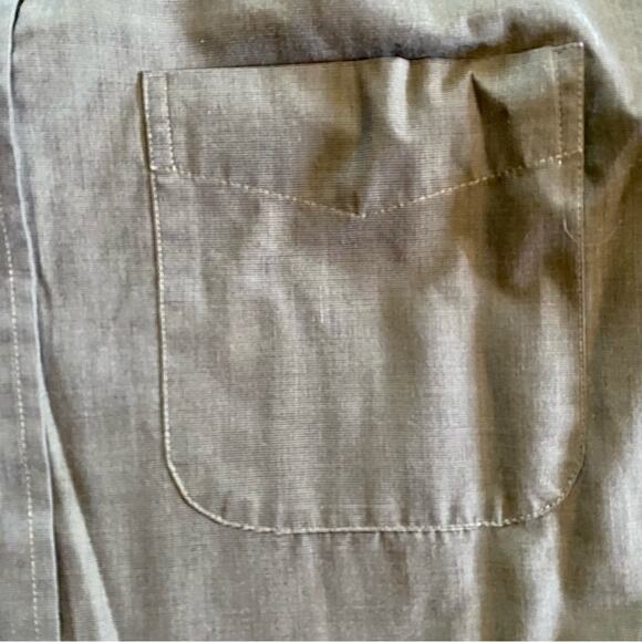 L.L. Bean Vintage Single Needle Green Button-up Shirt Mens Large - Picture 5 of 12